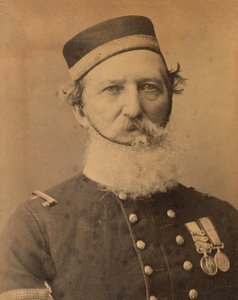 Portræt af sergent Frederick T. Peake VC af English Photographer